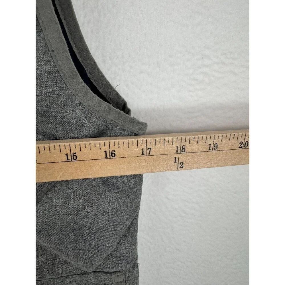 J.Crew down feather quilted vest‎ equestrian preppy sz XXS - Picture 4 of 7